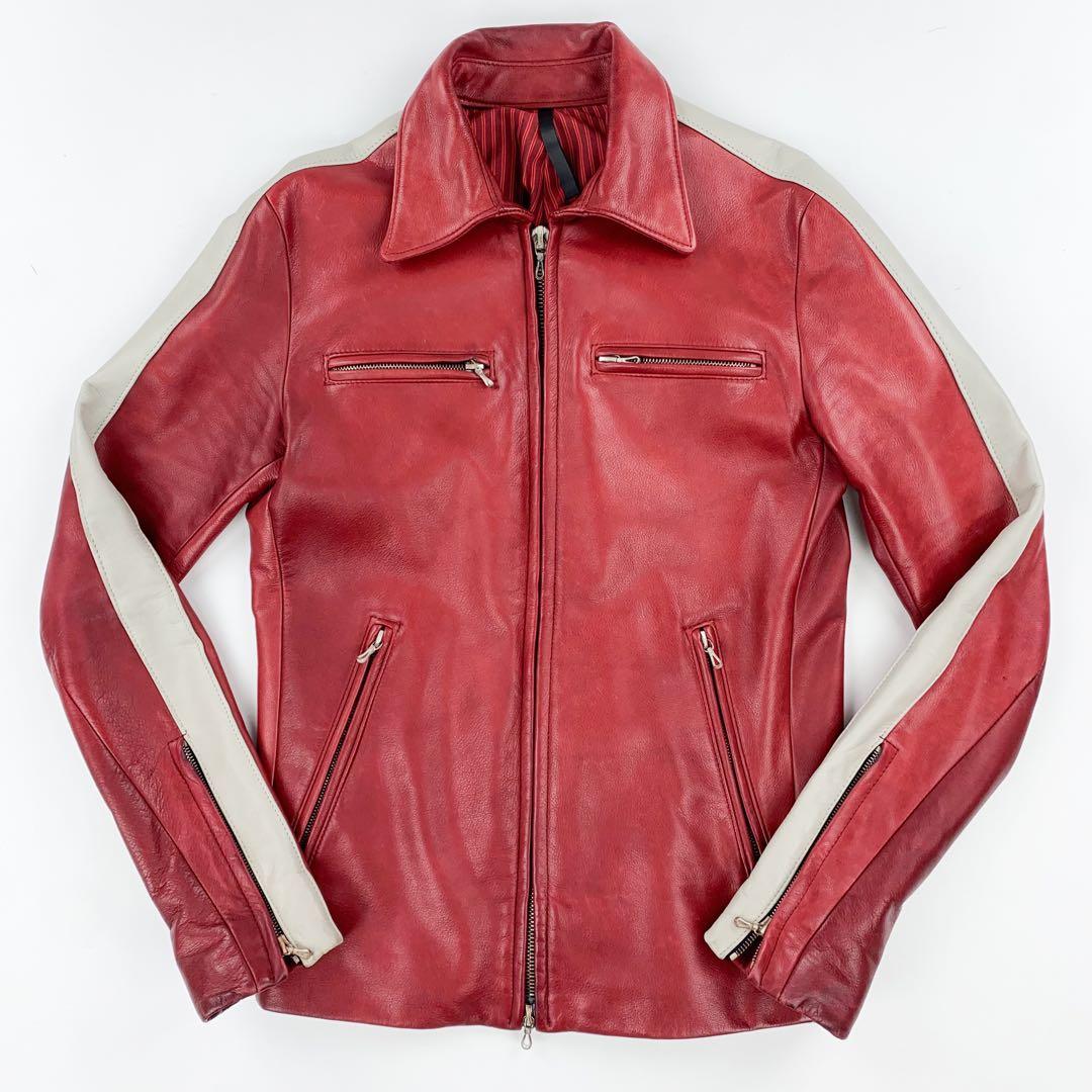 THEE OLD CIRCUS 襟付き レザージャケット シングルライダース - メルカリ