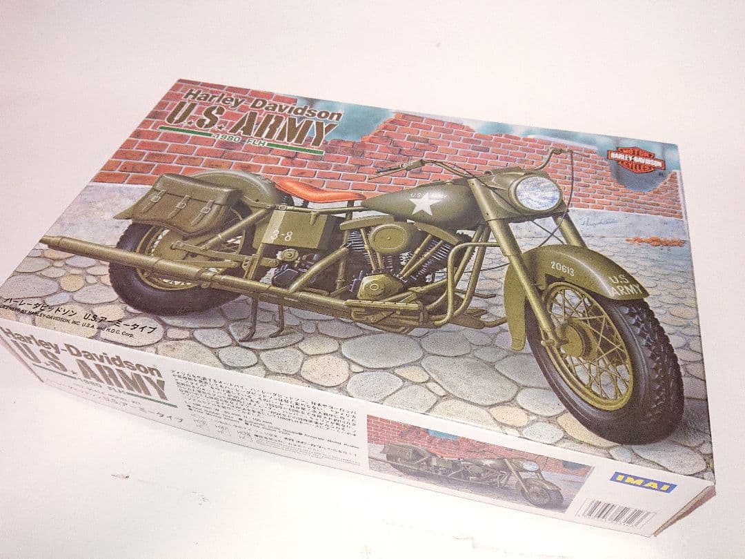 1/12 プラモデル ハーレーダビッドソン USアーミー軍用バイク
