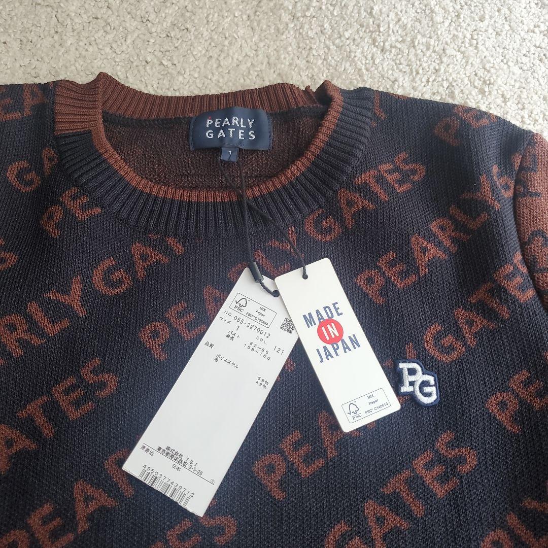 パイナップル3636　PEARLY GATES セーター 新品タグ付き