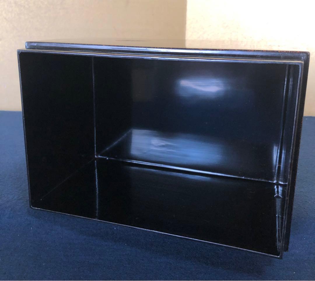 ❗️割引《R》茶道具 梨地 波車蒔絵 螺鈿 青貝 茶箱 木製漆器　250729F2