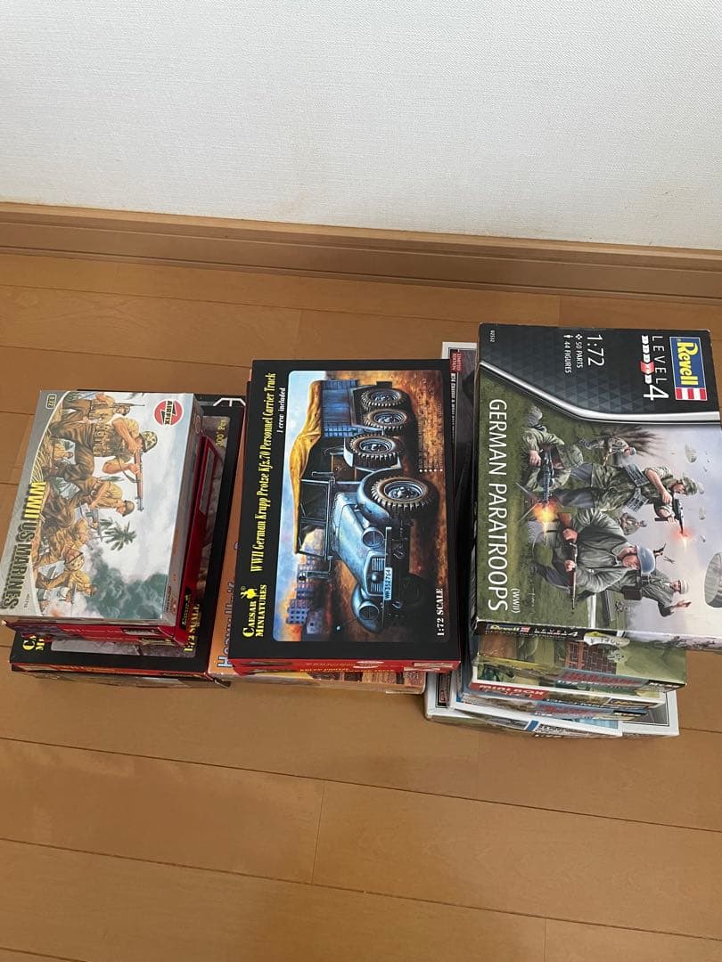 プラモデル1/72スケール ミリタリーモデルキットセット　15箱