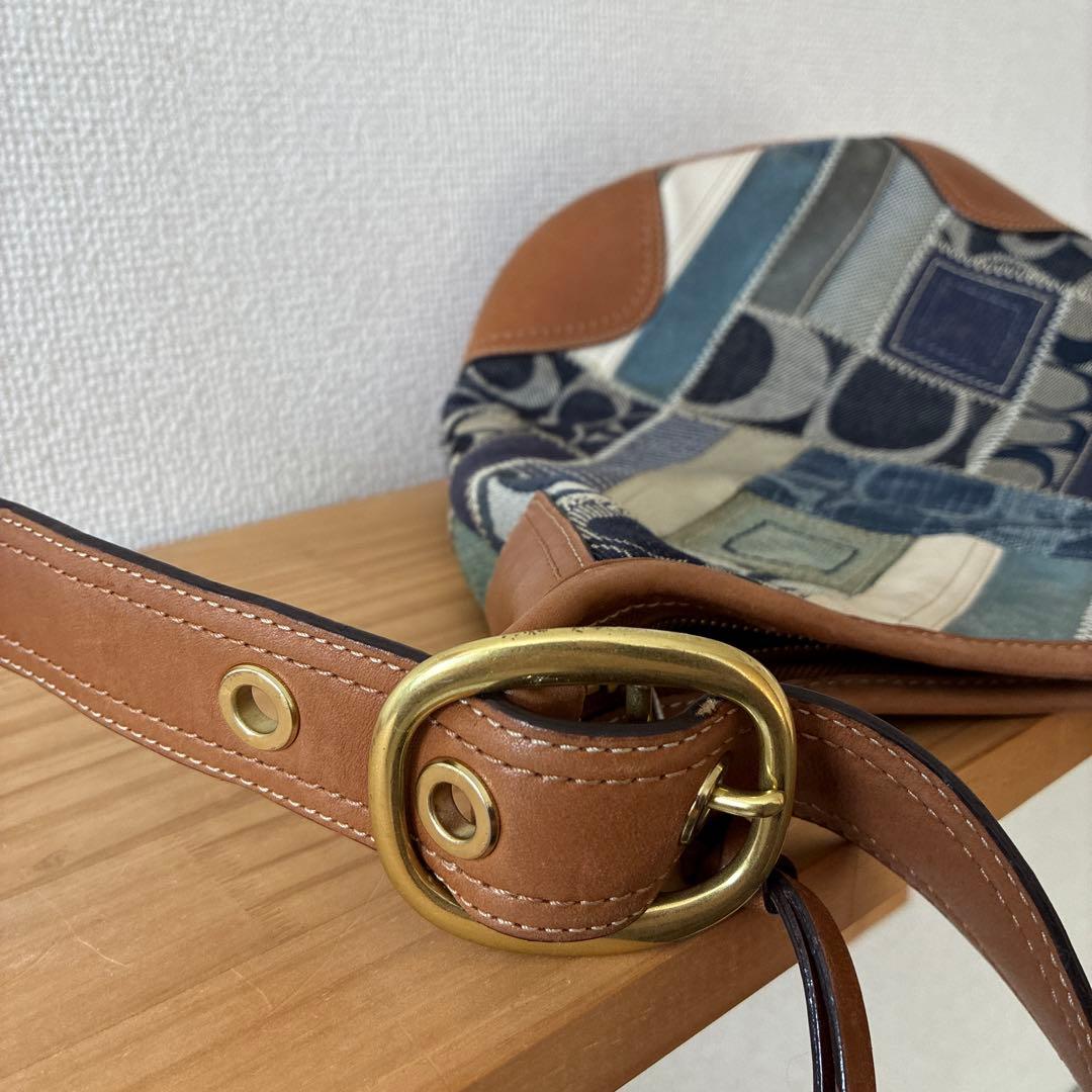 【希少】COACH パッチワークデザイン ショルダーバッグ