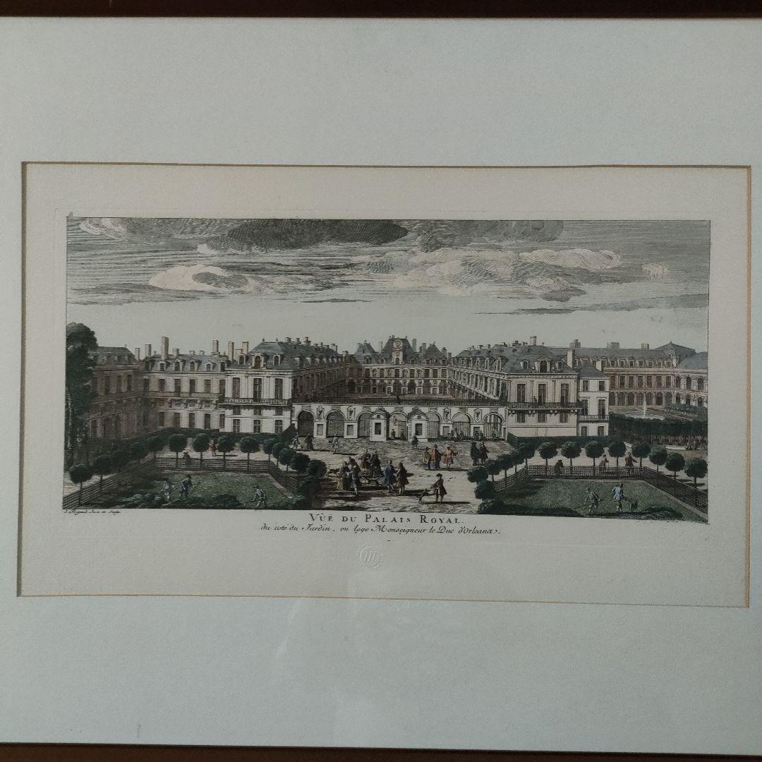 大判銅版画 ルーブル美術館エンボスマーク入『オルレアン公モン