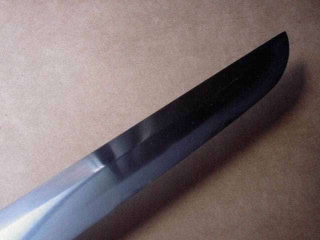 日本刀残欠マスターナイフNo.2 名刀 相州伝の開祖 国光 黒拵