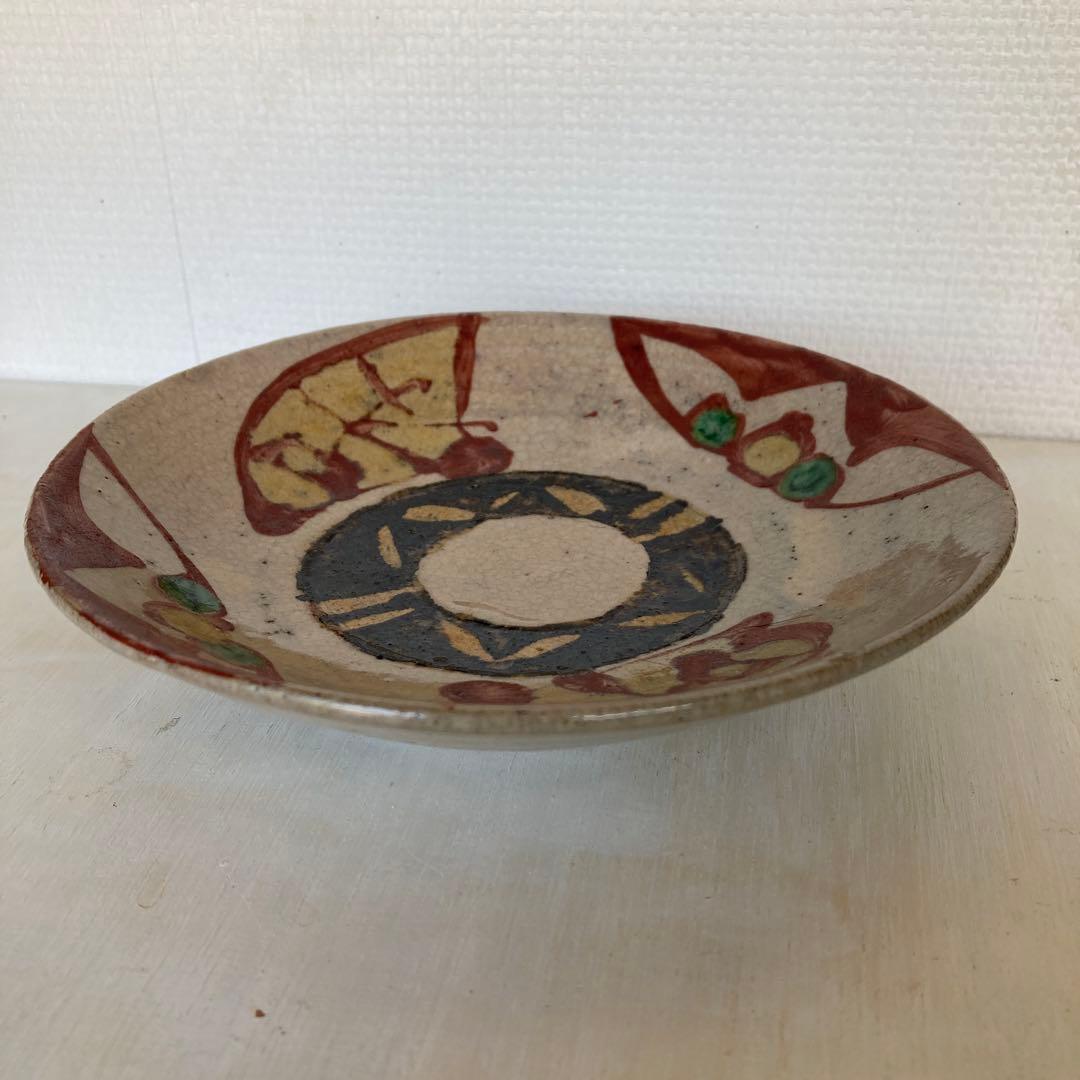 益子 合田好道 色絵五寸皿 検 浜田庄司 島岡達三 道寺時代 民