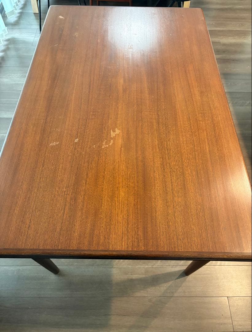 北欧 デンマーク エクステンションテーブル チーク材