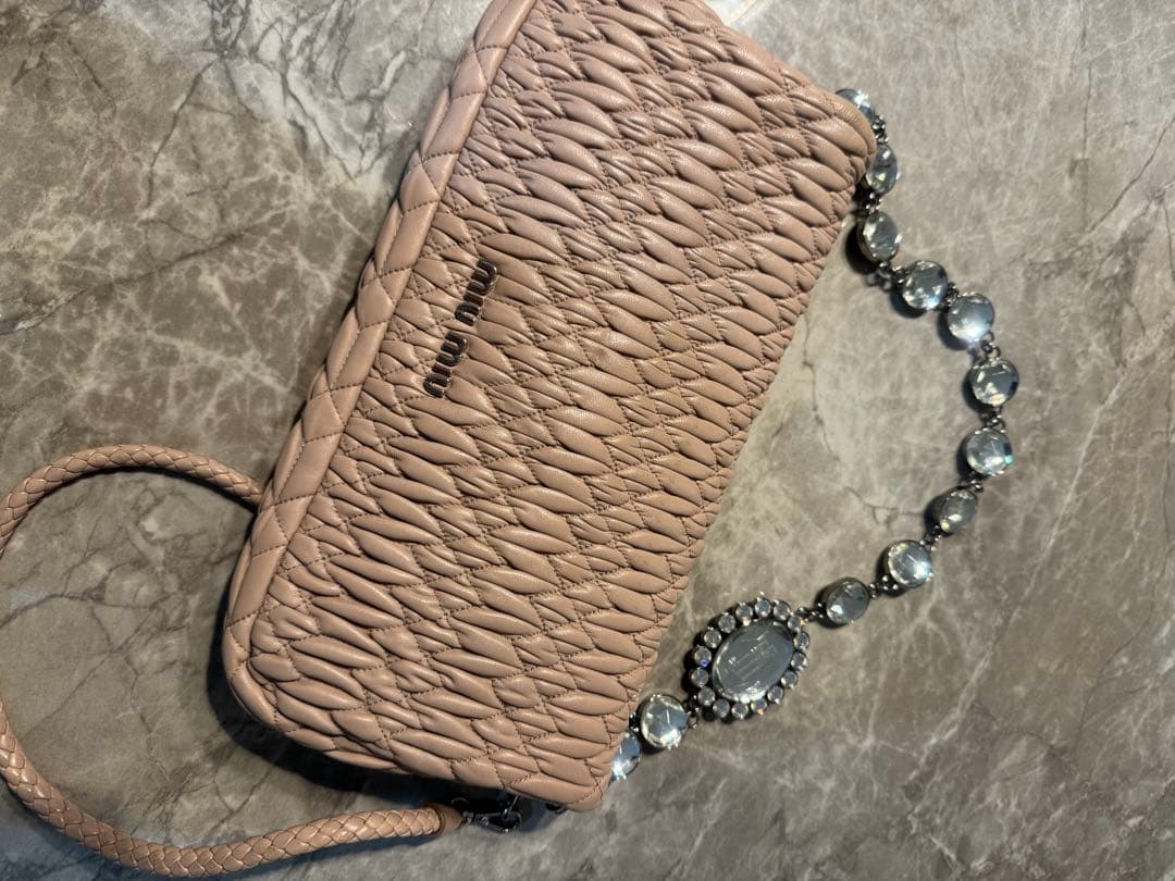 miumiu ナッパクリスタル　3way バッグ