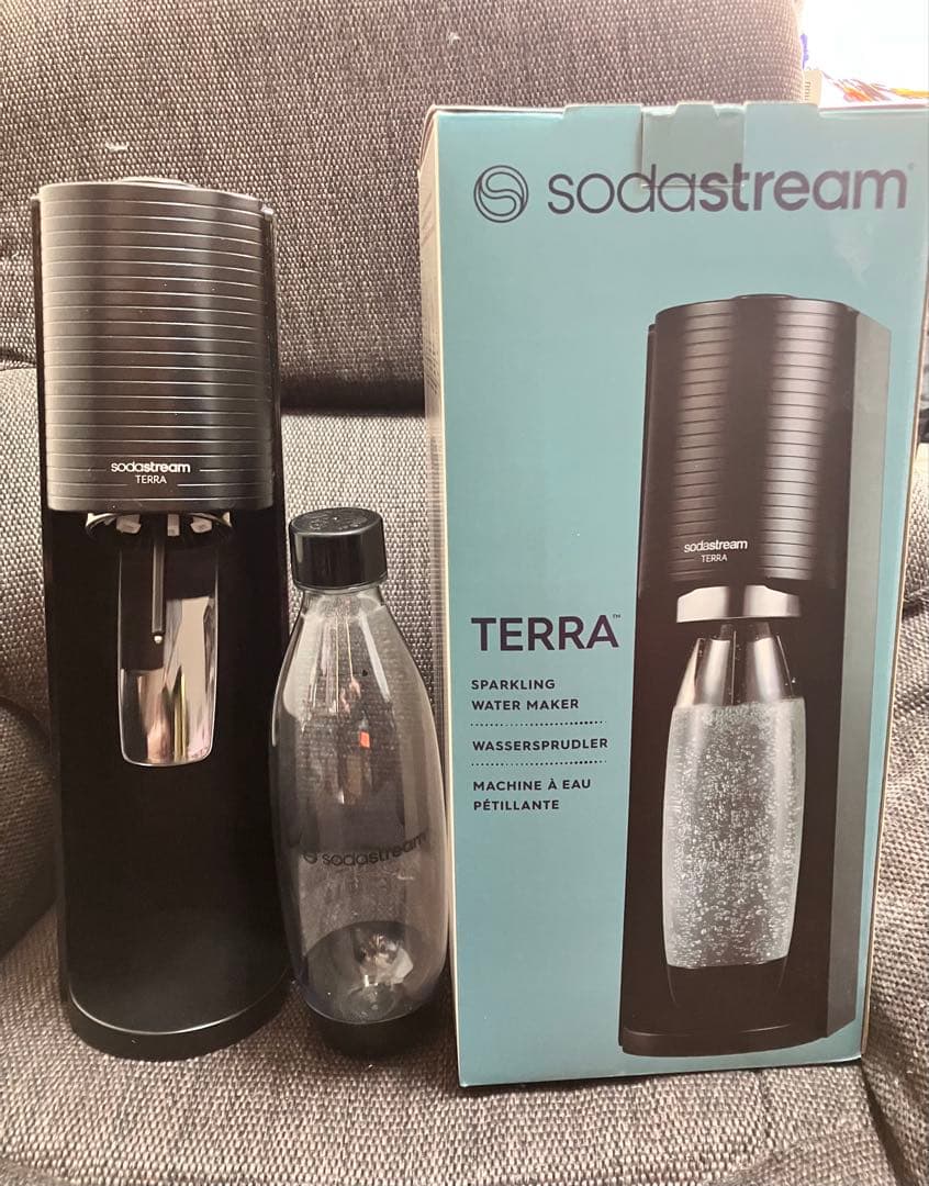 sodastream TERRA ブラック 炭酸水メーカー - メルカリ