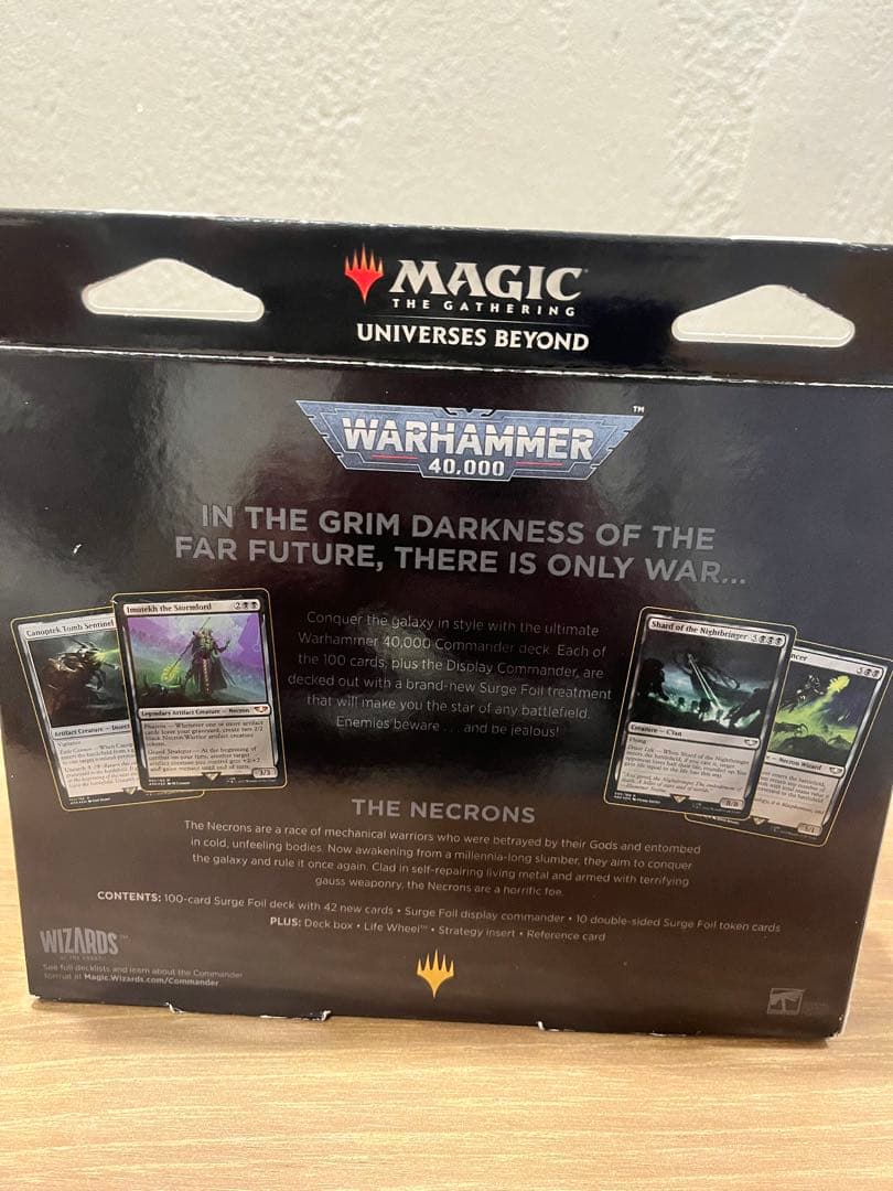 MTG 統率者デッキ ウォーハンマー40000 ネクロン王朝 英語版 - メルカリ