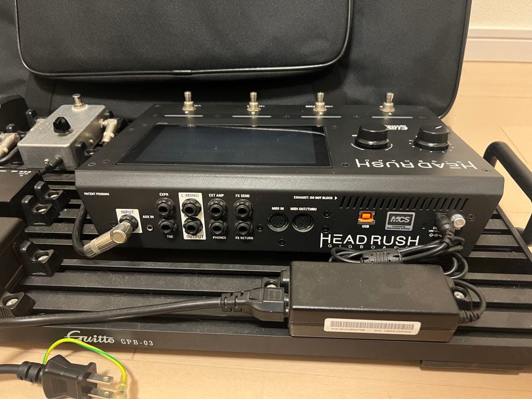 HEADRUSH Gigboard BOSS WL60 他 エフェクターボード