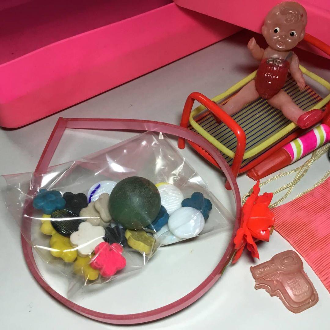 ヴィンテージ◇駄菓子屋セット②◇セルロイド人形 アンティーク 昭和レトロ