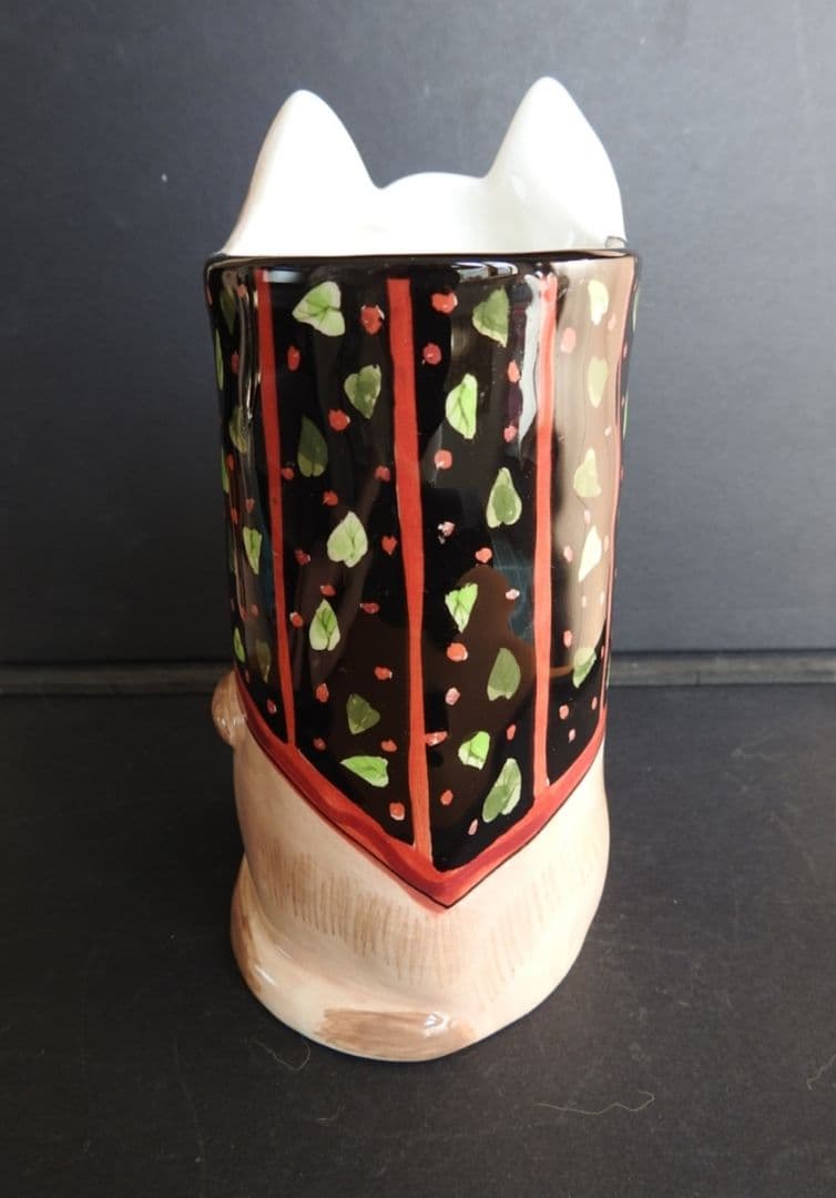 SUSAN PALEY セラミック ビンテージ 可愛い 猫 花瓶 フラワーベース