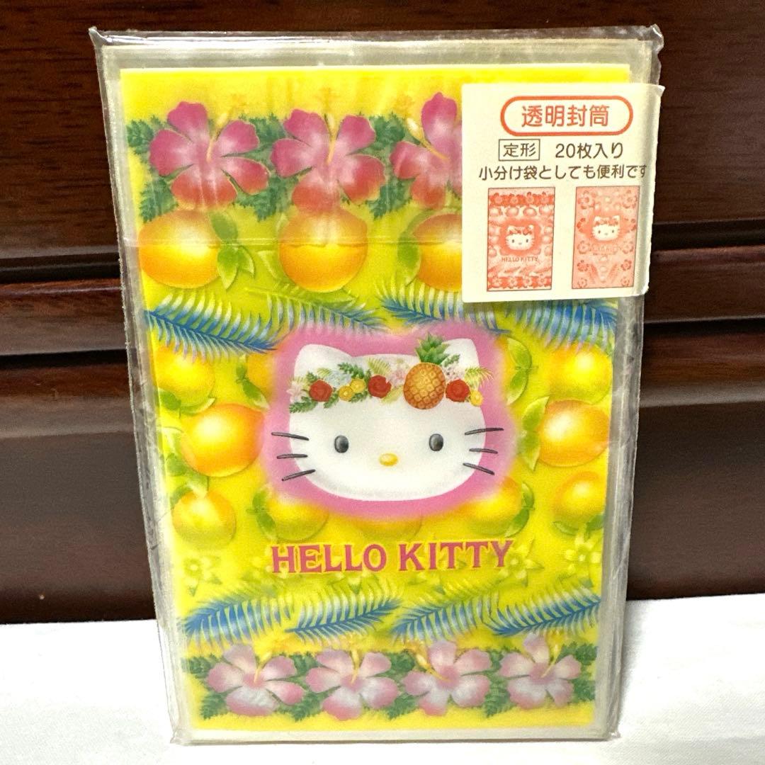 激レア品　平成レトロ　ハローキティ　トロピカルキティ　トロピカルフルーツ　封筒 激レア品 平成レトロ ハローキティ トロピカルキティ トロピカル