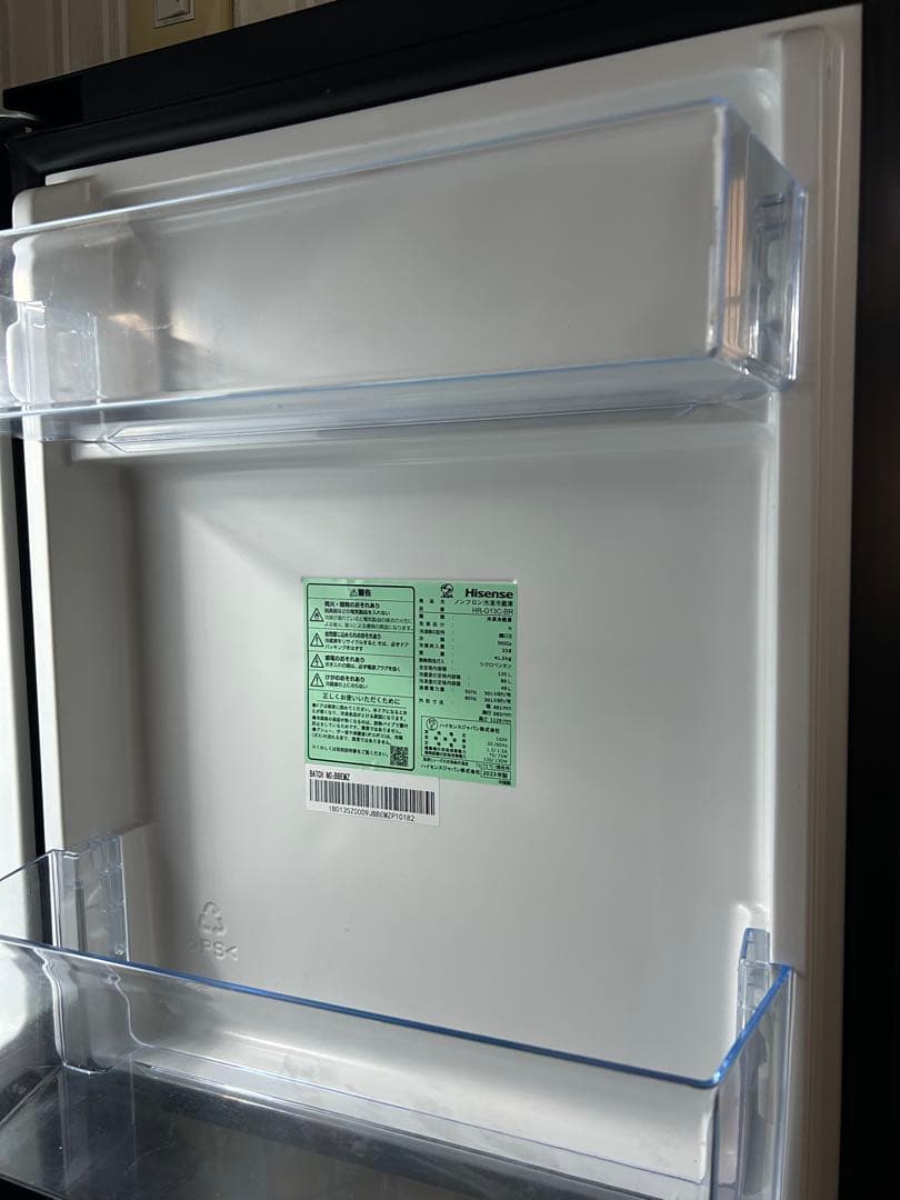 【送料込・美品】2023年製 Hisense冷蔵庫｜引越し早期売却・値段相談可