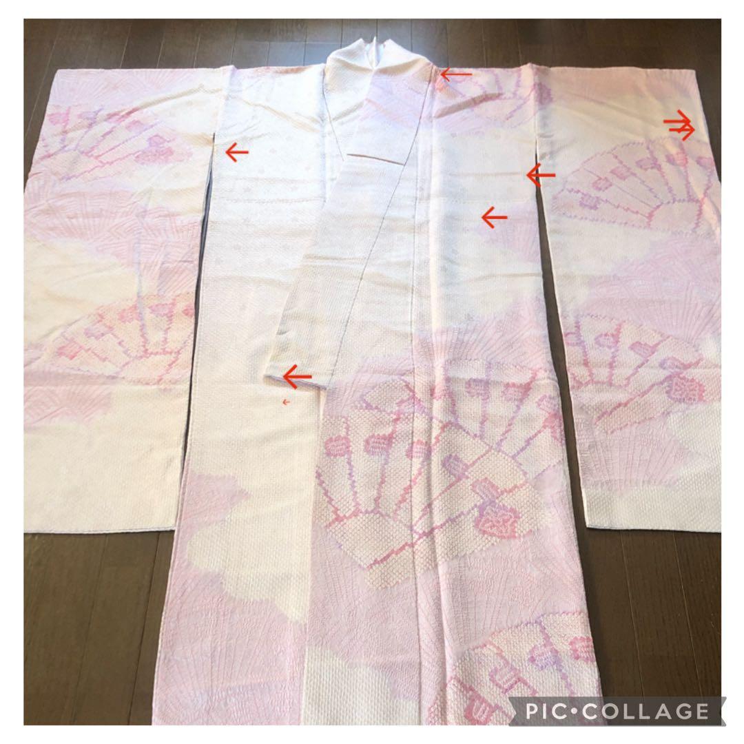 ねね様＊ 振袖 総絞り パステルカラー ピンク系 正絹 - メルカリ