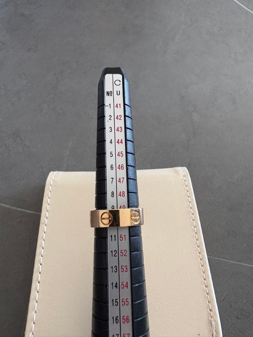 【正規品】カルティエ ラブリング 10号　ピンクゴールド