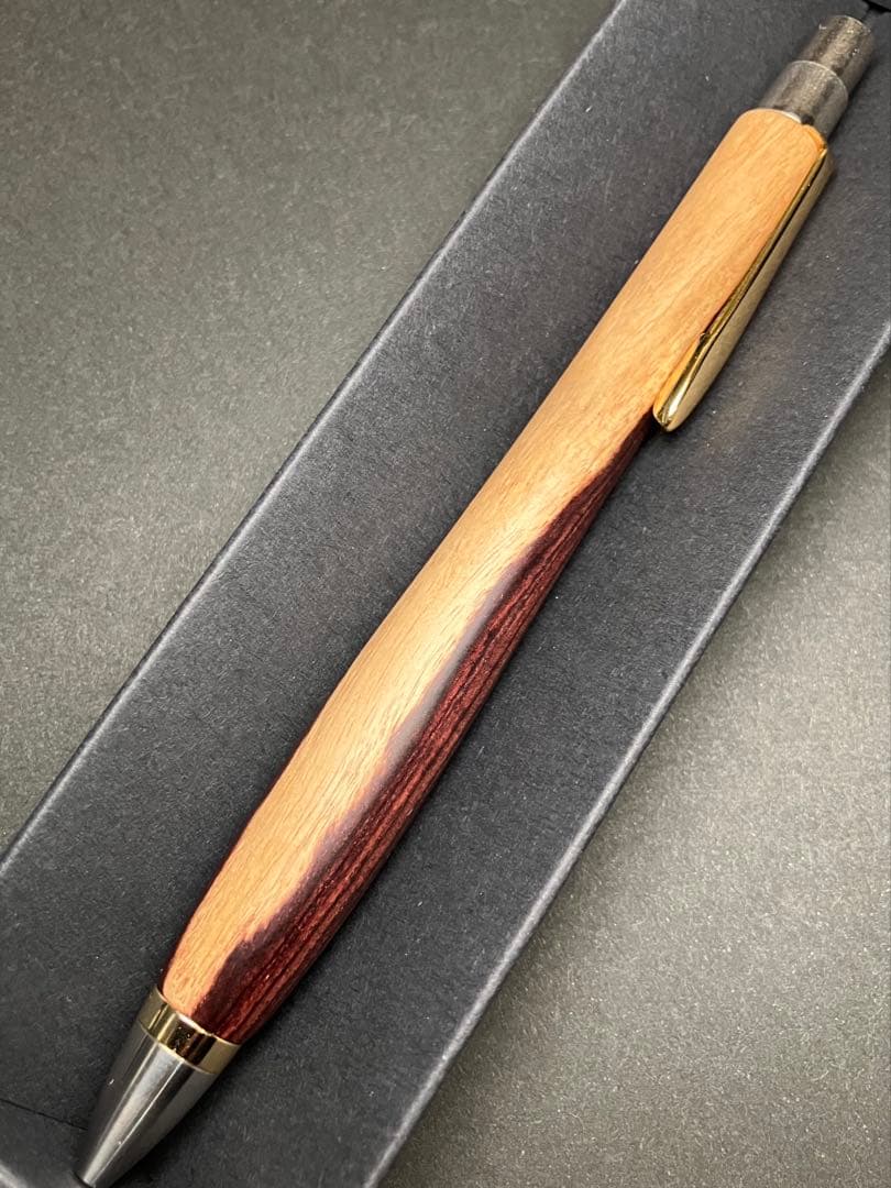 ウッドペンクラフト ボールペン キングウッド ツートン