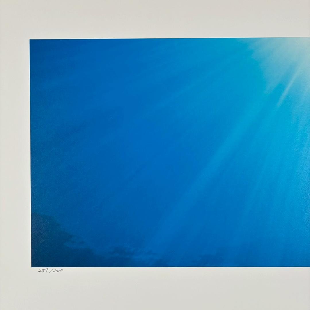 美品 高砂淳二「Rising Blue-上昇」ダイヤモンドスクリーニング 保証書