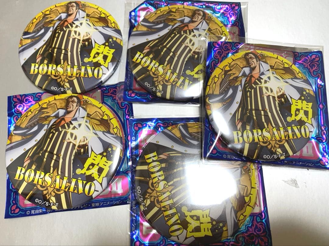 ONE PIECE 輩缶バッジ 28弾 黄猿（ボルサリーノ） - メルカリ