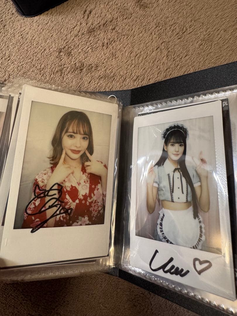 セクシー女優　チェキ　まとめ売り　50枚　サイン入り