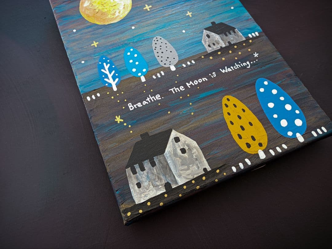 ✿月野乃亜 Unique F4／333×242mm 現代アート 2025