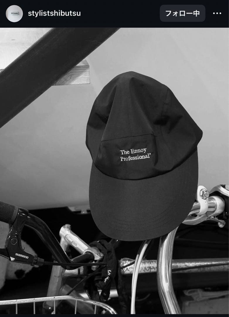 ENNOY 3LAYER SHELL CAP エンノイ キャップブラック