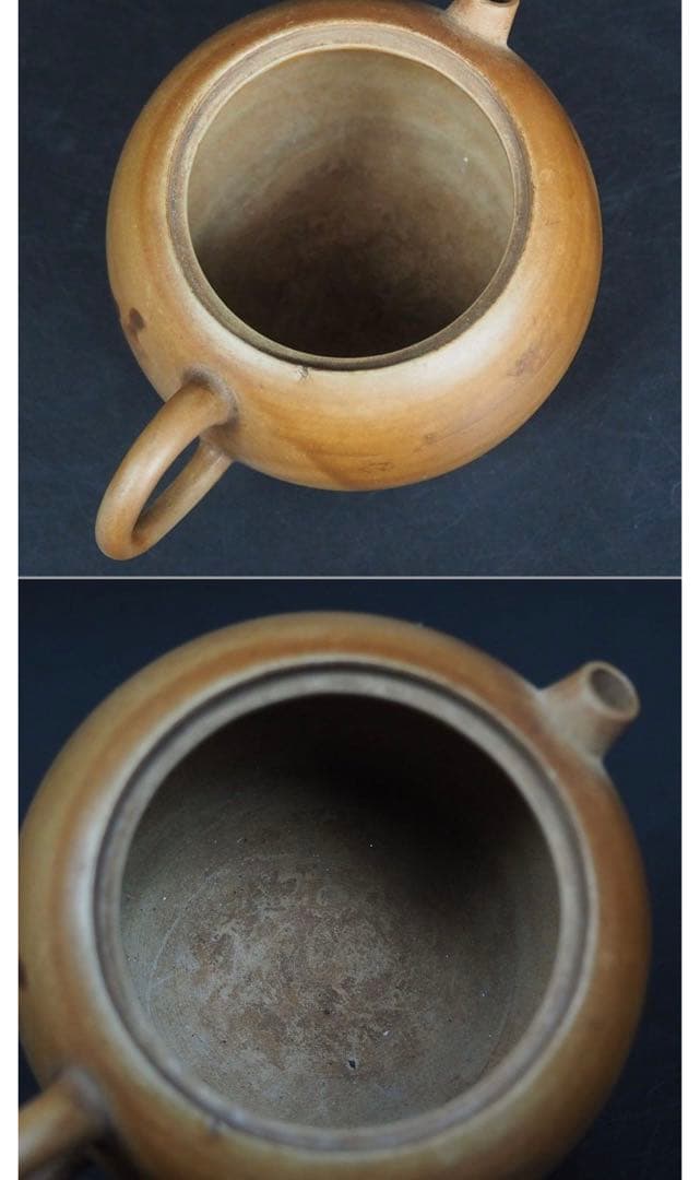 送料無料 18世紀初頭 江戸期白備前焼急須一対 箱付 ☆博物館級