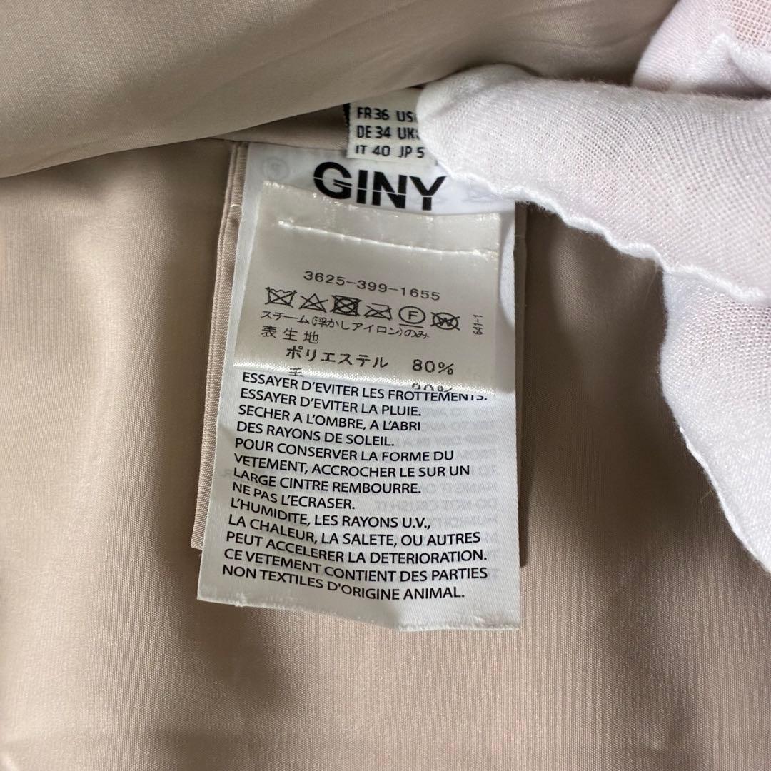 美品✨GINY ジニー SCGINYボアチェスターコート ボアコート ベージュ