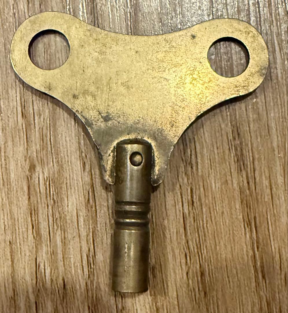 明治中期 AXTELLアメリカウェルチ社製 8インチ八角掛時計 稼働品