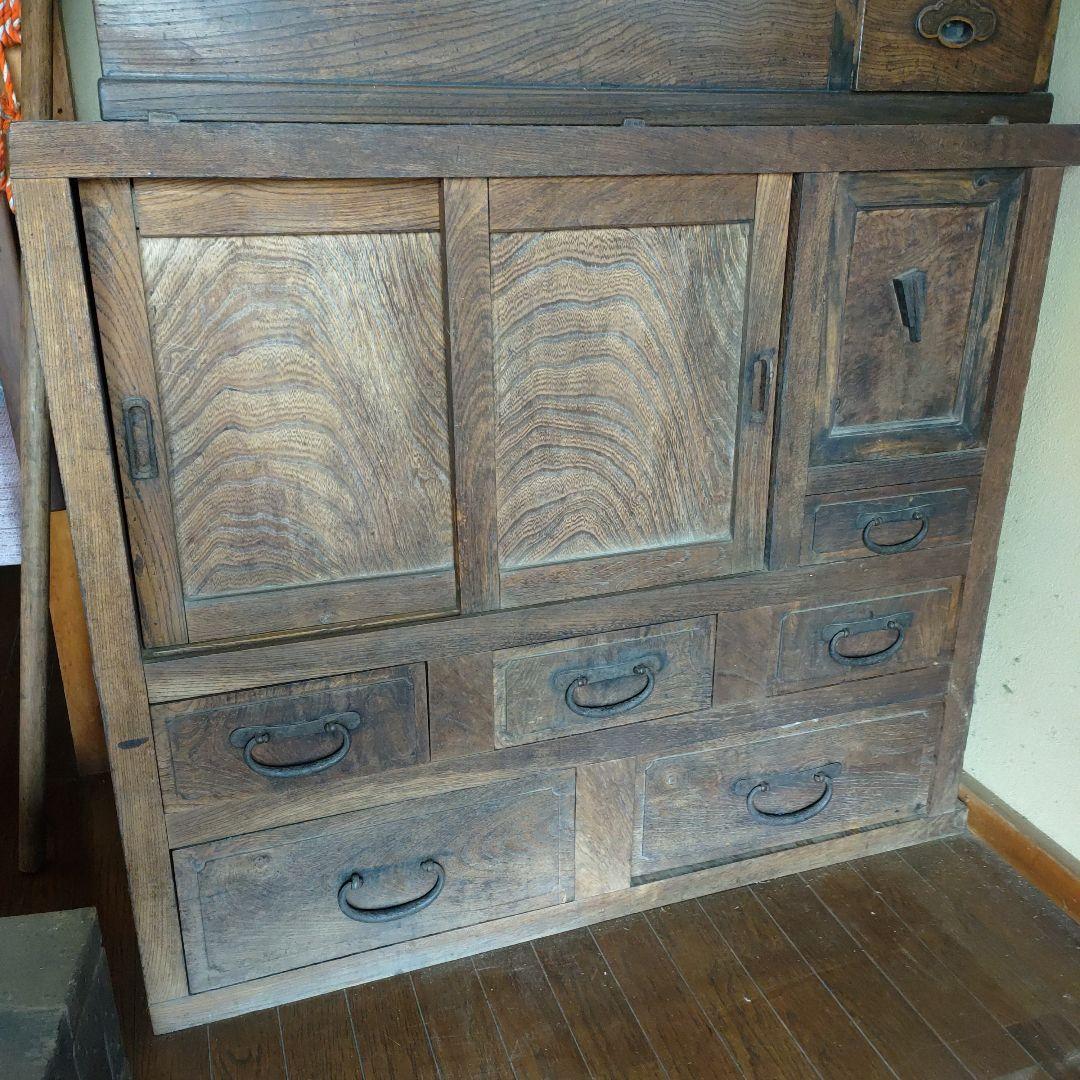 収納家具 昭和レトロ 和風 箪笥 骨董 タンス