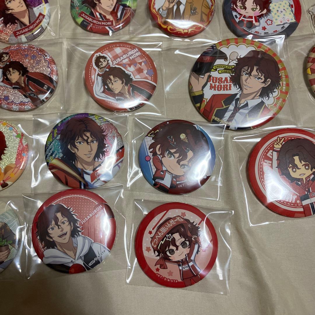 新テニスの王子様 テニプリ 毛利寿三郎 缶バッジ バッジ 缶マグネット 40点