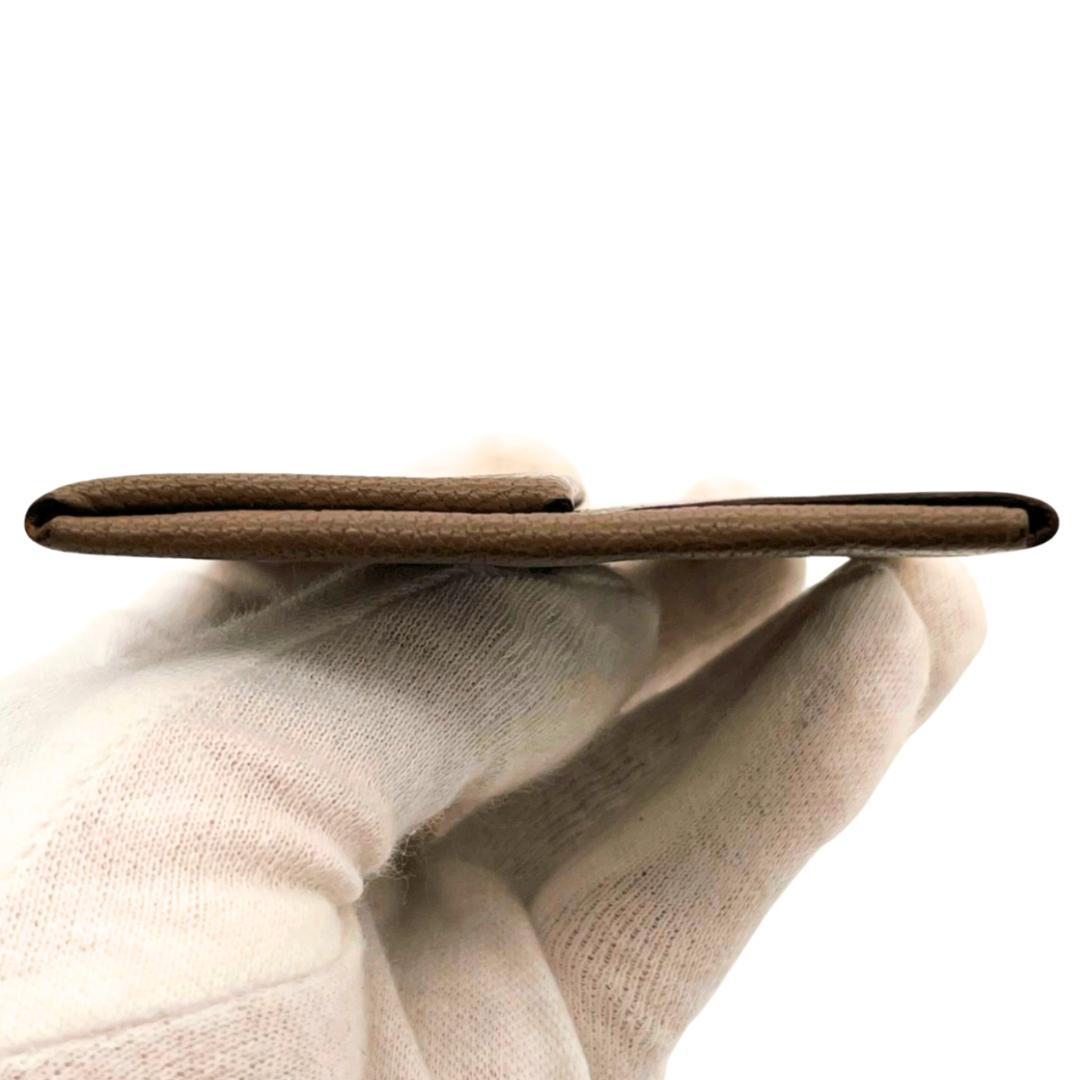 エルメス シェブルミゾル エトゥープ バスティア ケース 刻印□K レザー