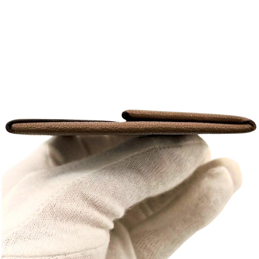 エルメス シェブルミゾル エトゥープ バスティア ケース 刻印□K レザー