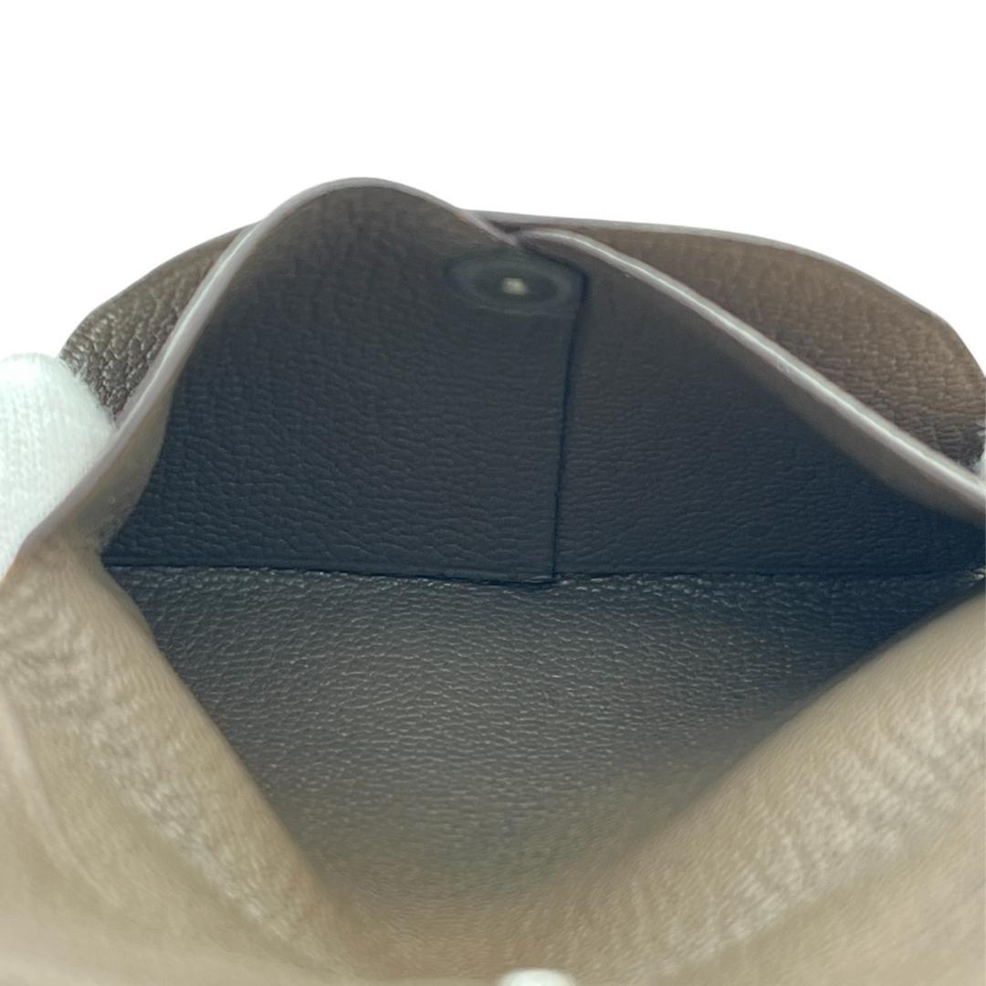 エルメス シェブルミゾル エトゥープ バスティア ケース 刻印□K レザー