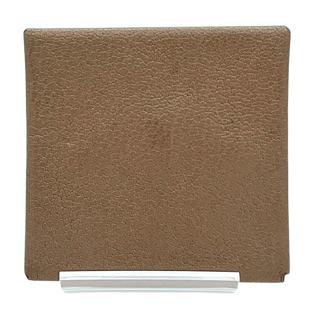 エルメス シェブルミゾル エトゥープ バスティア ケース 刻印□K レザー