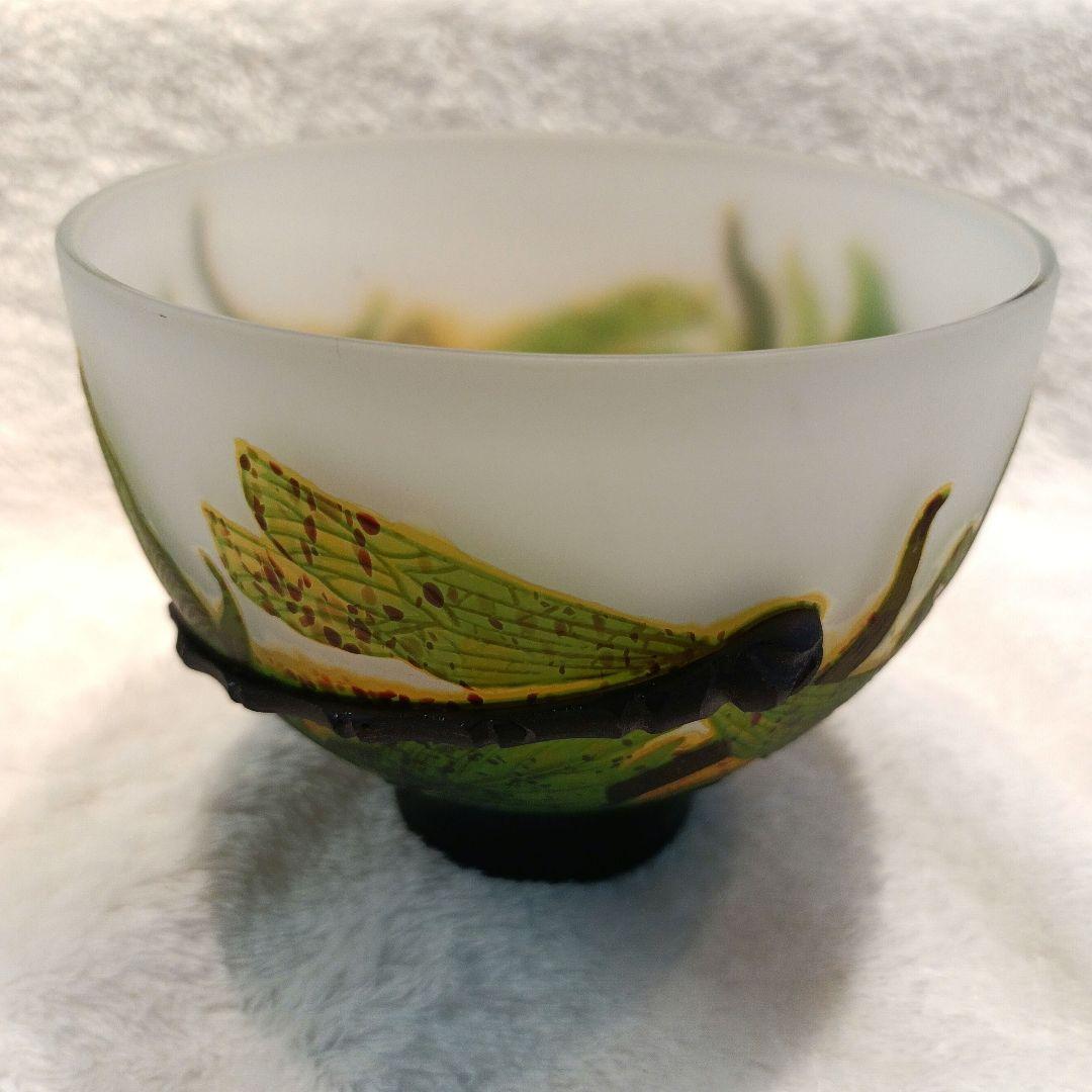 エミール・ガレ Tipガレ 茶碗 ボンボニエール トンボ