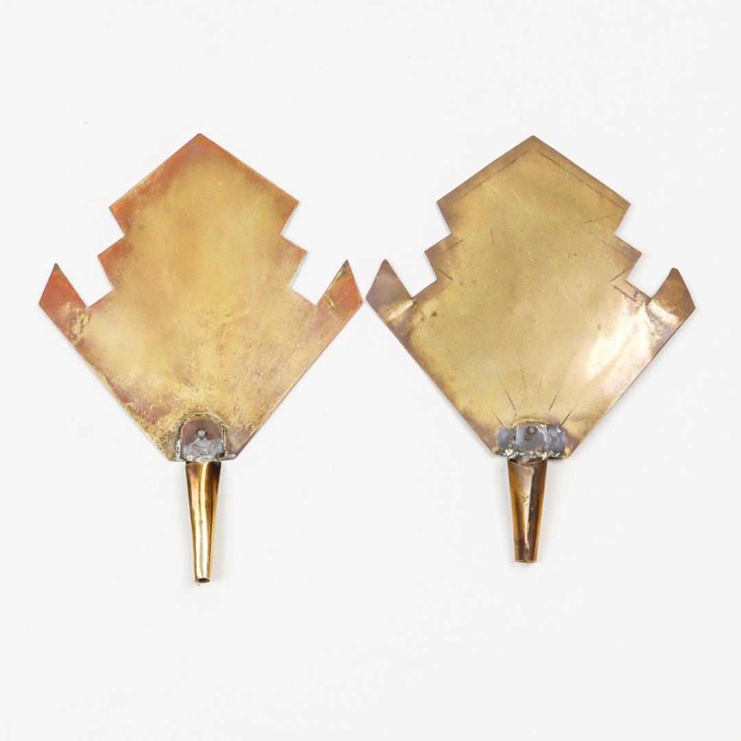 真鍮 熨斗口 神酒口 2対 瓶子 燭台 神具