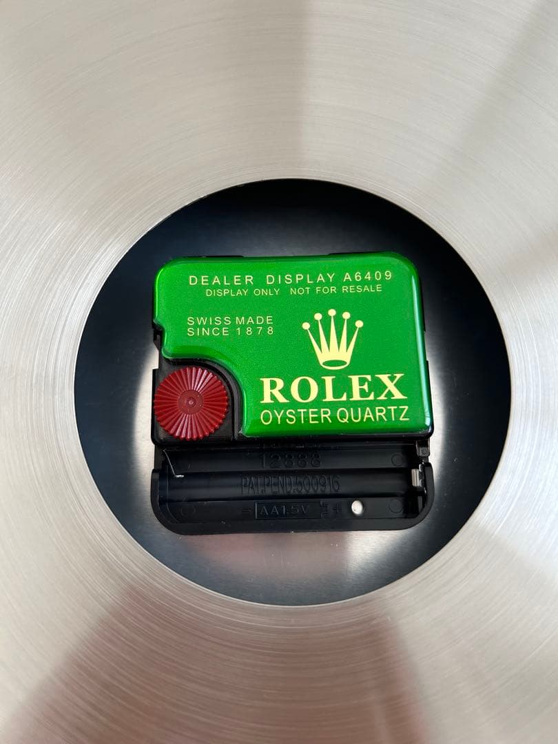 ロレックス 販促品　オイパペ ティファニーブルー 掛け時計 新品未使用