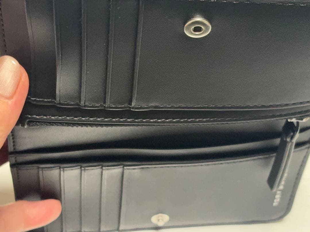 TORY BURCH ブラック キルティング 二つ折り財布