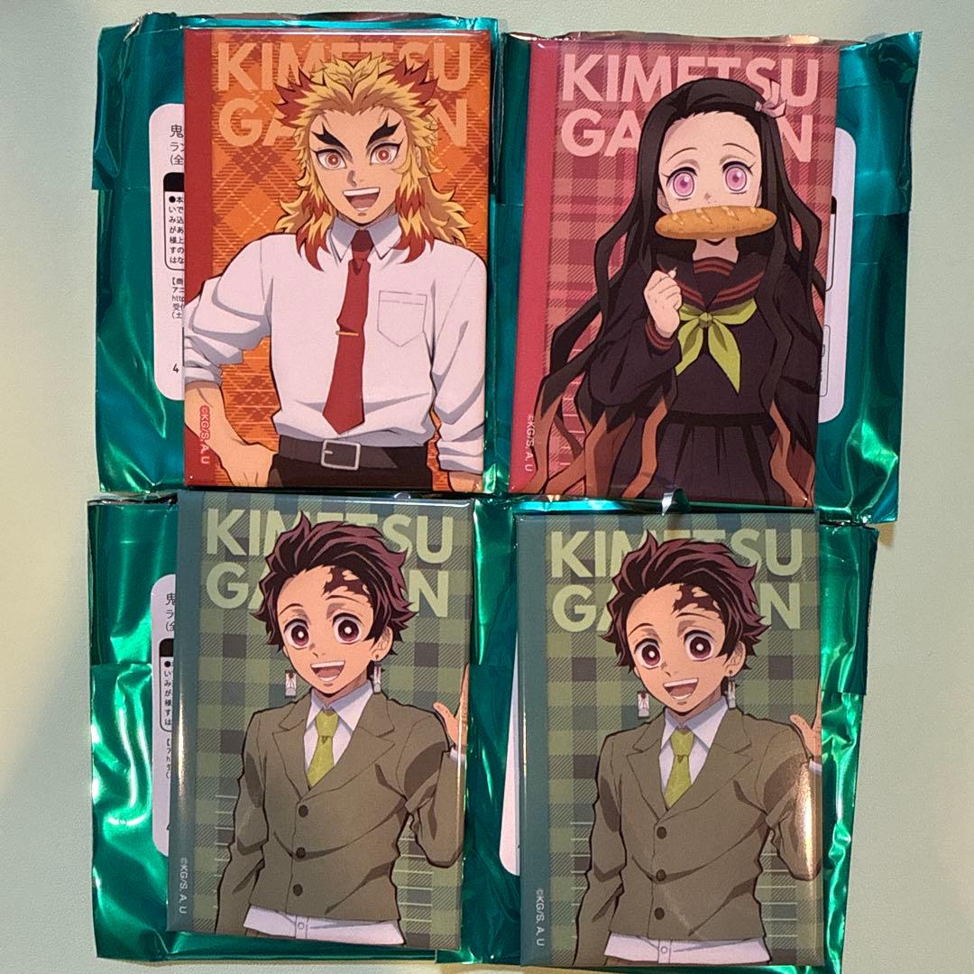 鬼滅の刃 キメツ学園 スクエア 缶バッジ 弍周年 鬼滅祭 煉獄 炭治郎 禰