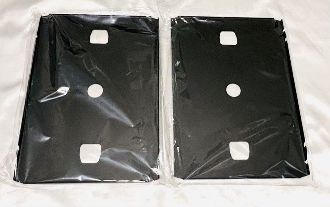 【非売品】スノーピーク フラットバーナー専用リッドトレーブラック　2枚セット