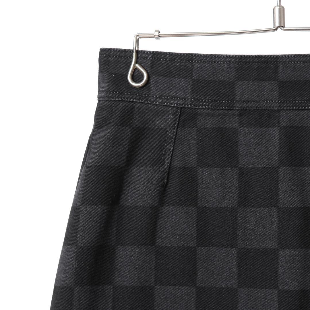 LOUIS VUITTON 22AW 美品 ダミエ グラフィット デニムスカート