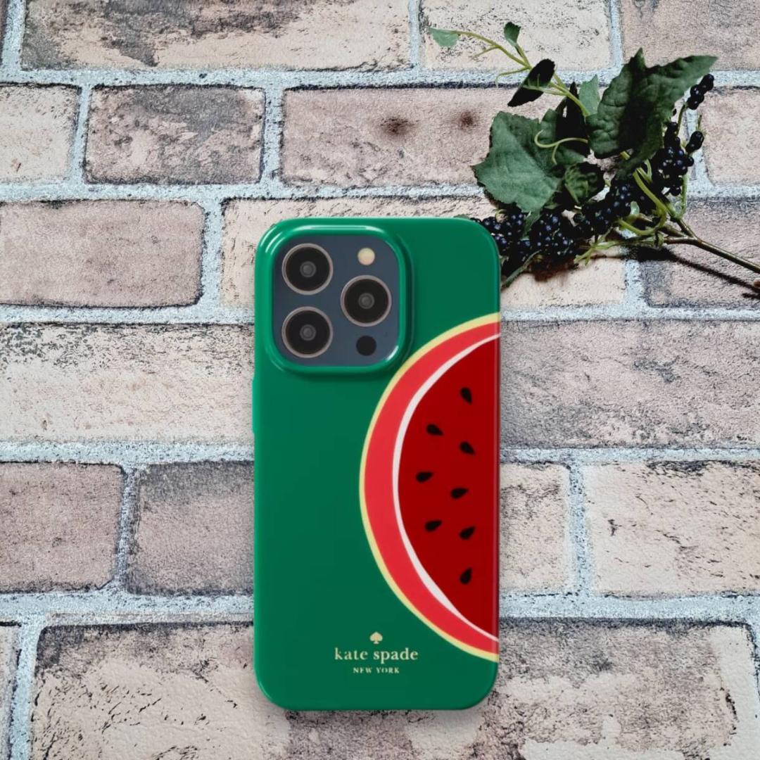 限定品 KATE SPADE iPhone14Proケース クリームマルチ ケイトスペード