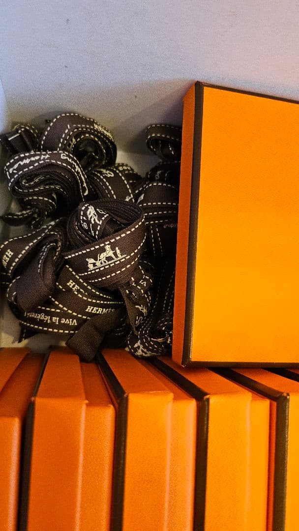 HERMESオレンジボックスまとめ売り15-20個バーキン HERMES オレンジ