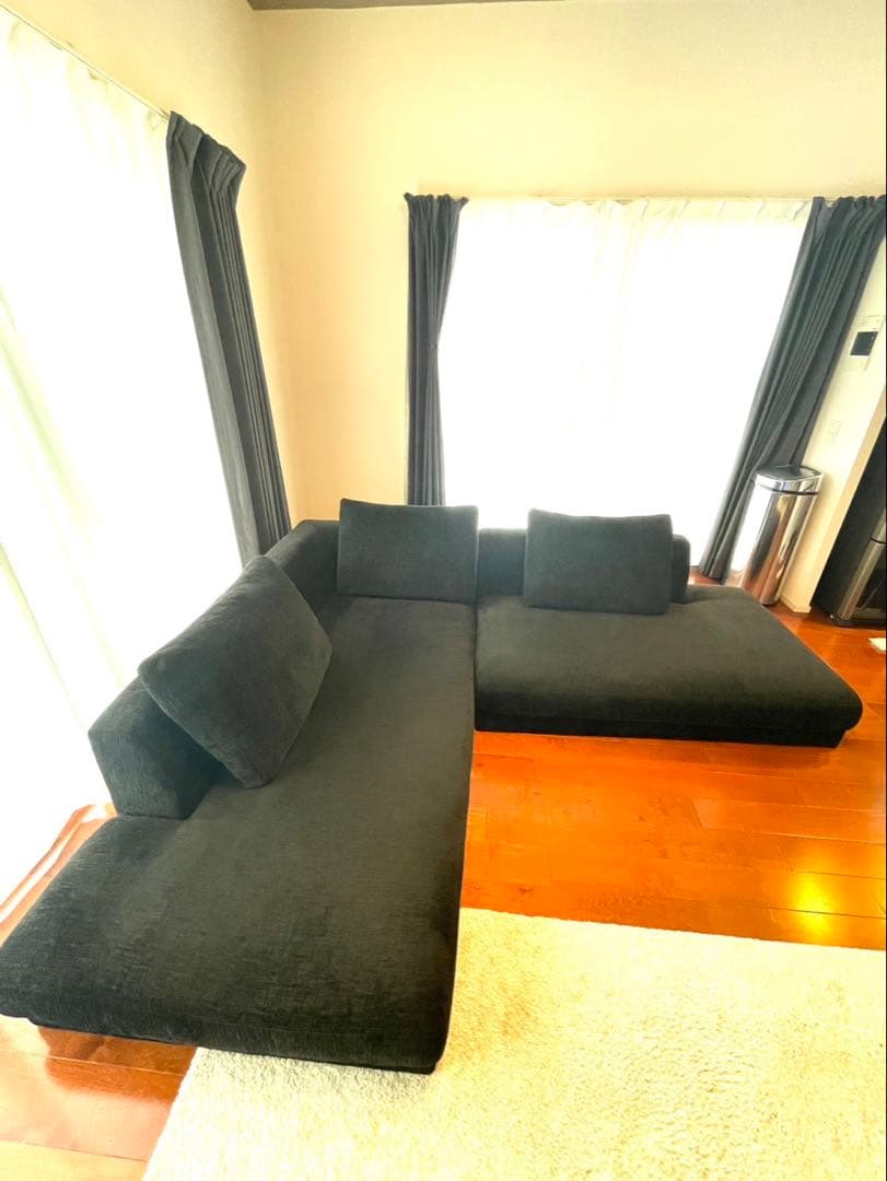 EC.FURNITUREカウチソファ【福岡引取り限定】