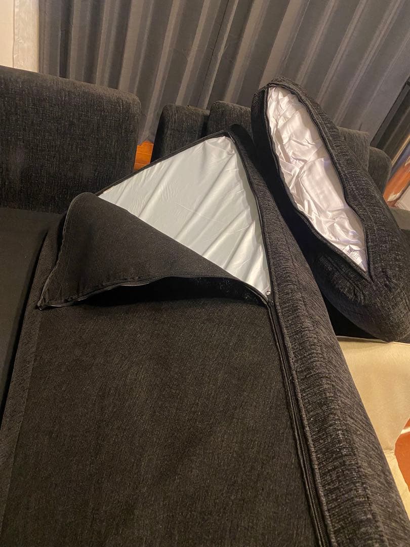 EC.FURNITUREカウチソファ【福岡引取り限定】