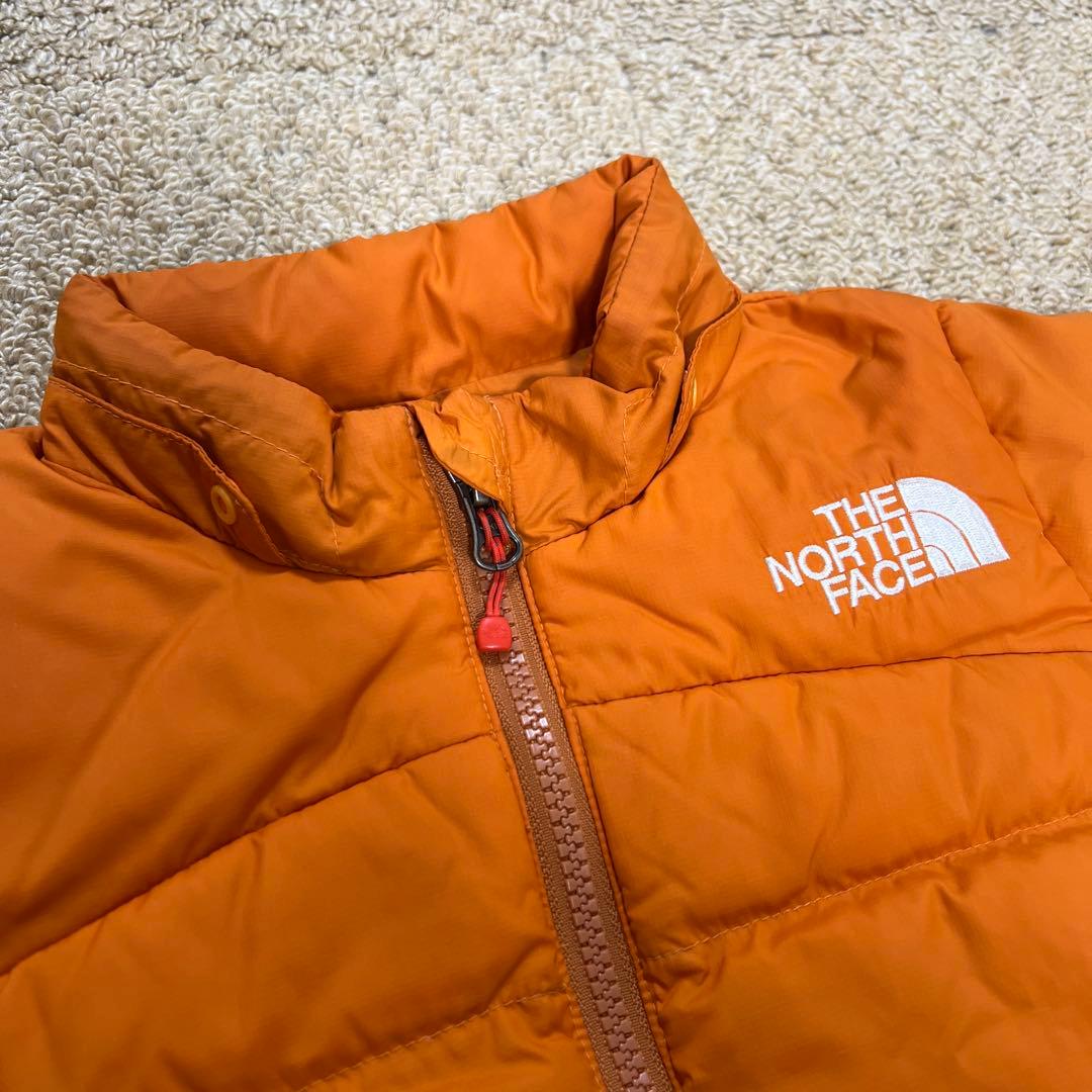 ノースフェイス アコンカグア ダウンジャケット　80 オレンジ　ベビー　キッズ