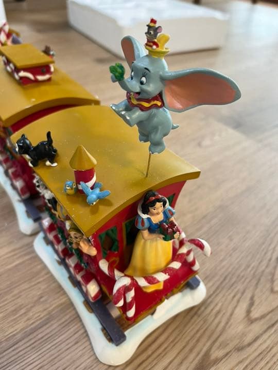 【希少】ディズニークリスマストレインフィギュア オルゴール 2000