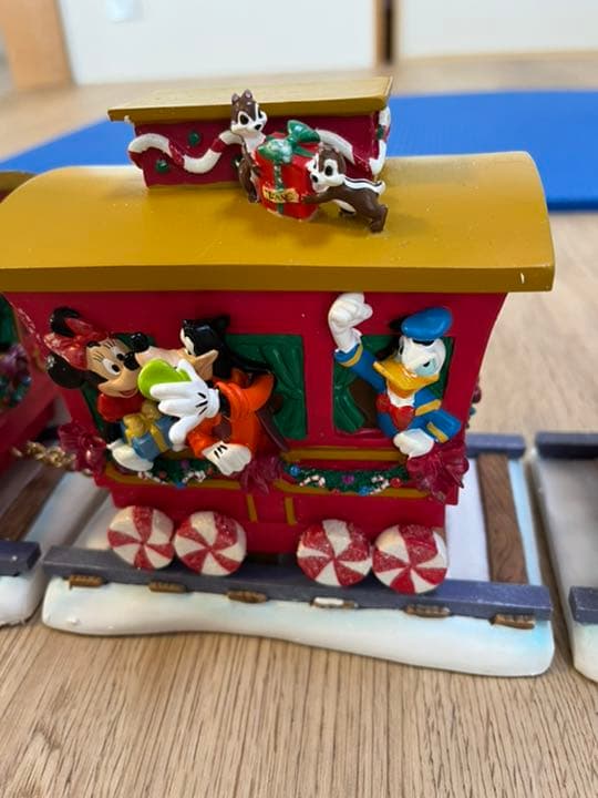 【希少】ディズニークリスマストレインフィギュア オルゴール 2000