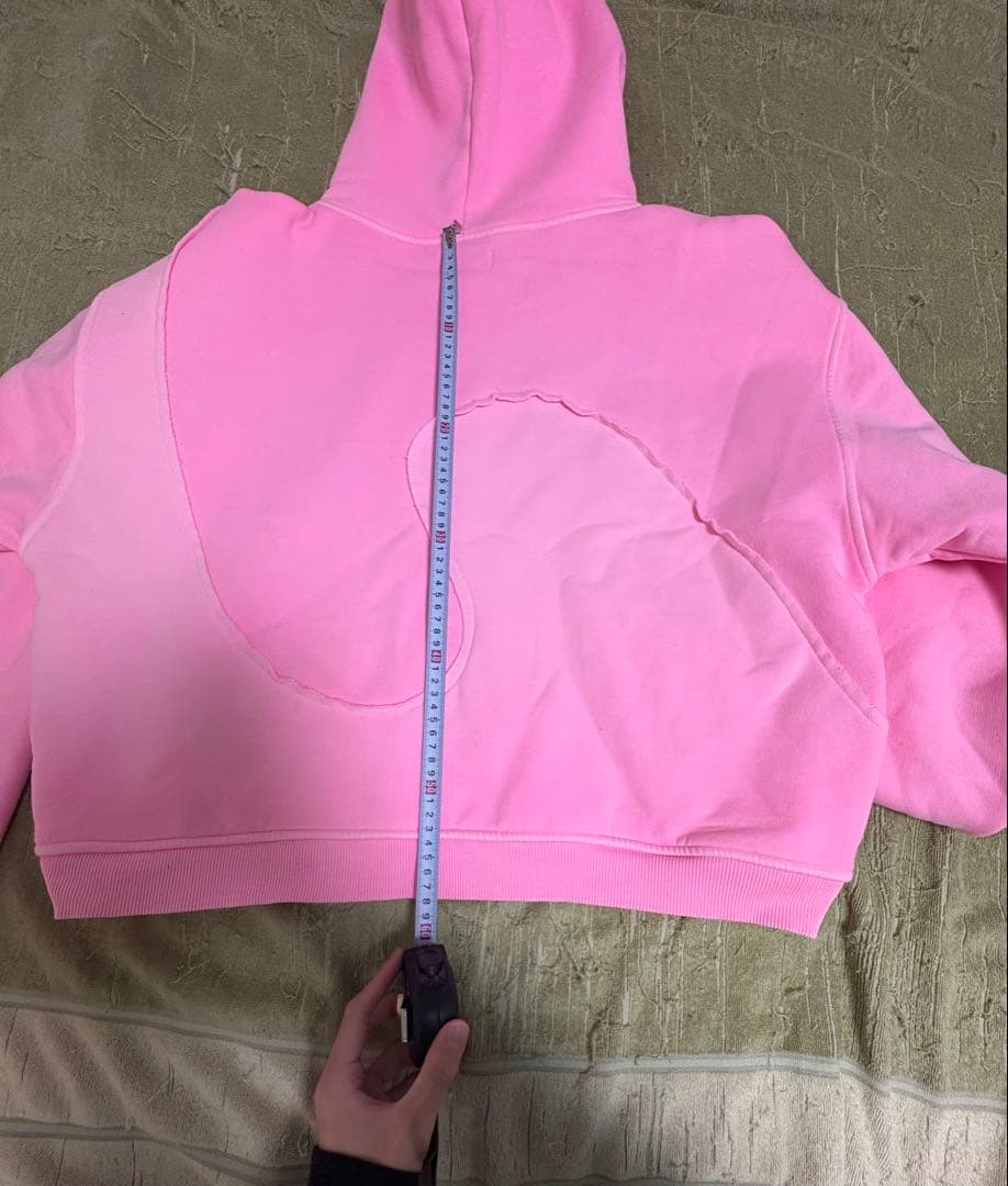 ERL ピンク フード付きパーカー